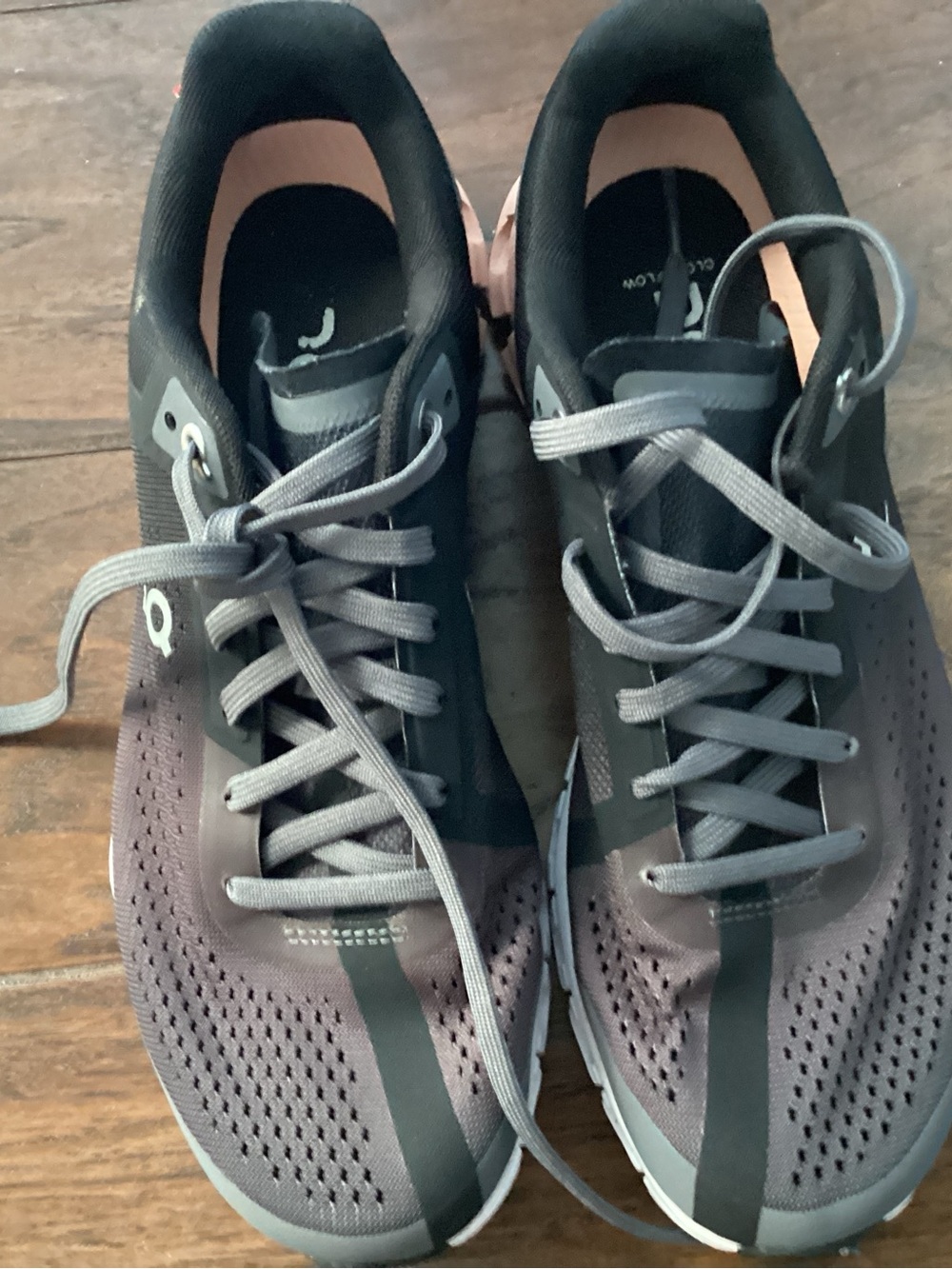 On Running Cloud X 3 Sneakers Womens 8 Black Rose Athleisure Running Shoes - Picture 7 of 9